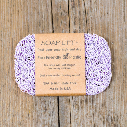 Lavender soap lift in eco friendly bio plastic