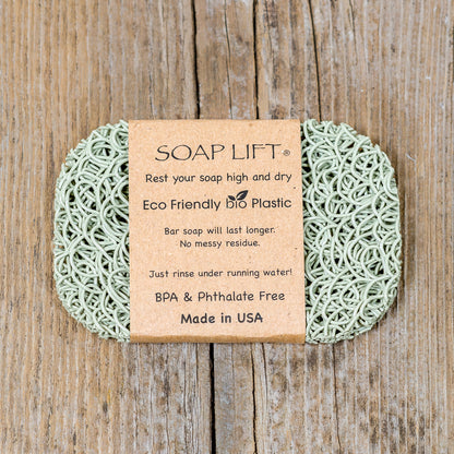 Sage soap lift in eco friendly bio plastic