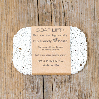 White soap lift in eco friendly bio plastic